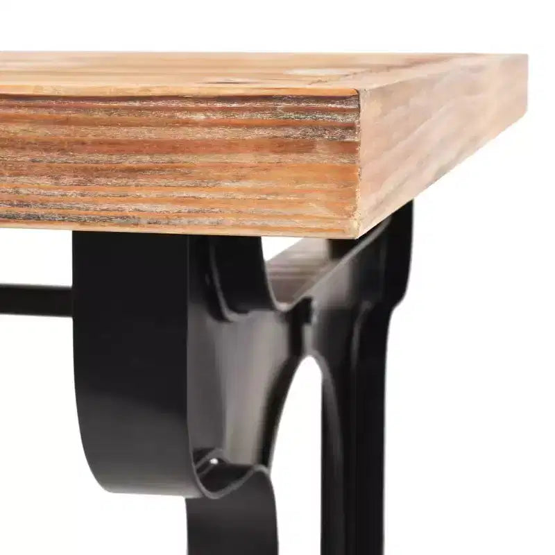 vidaXL Table de salle à manger Plateau en bois de sapin massif 122x65x82 cm
