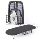 Table à repasser de table, Petite table à repasser pliable portable avec repose-fer, panier de rangement, housse et rembourrage résistants à la chaleur, compacte pour petits espaces
