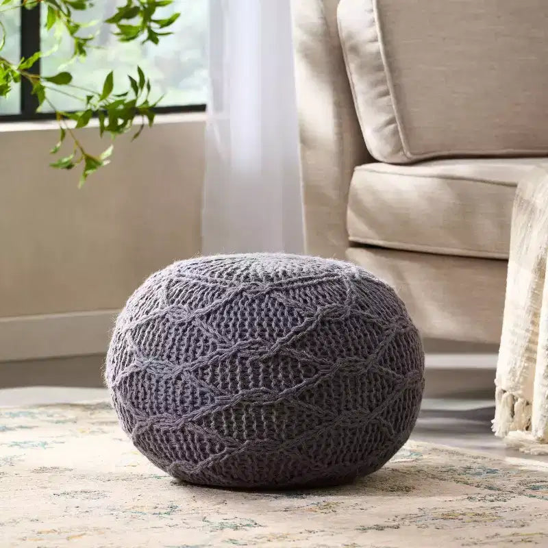 TUYOHW Fauteuil poire en tissu tissé, fauteuil de sol en mousse à mémoire de forme pour un confort élégant, canapé confortable pour la décoration du salon et de la chambre à coucher
