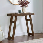 Table Console en Bois Massif Lawas Alaterre Furniture - Table d'entrée de Style Ferme Moderne de 36 Pouces
