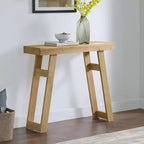 Table Console en Bois Massif Lawas Alaterre Furniture - Table d'entrée de Style Ferme Moderne de 36 Pouces