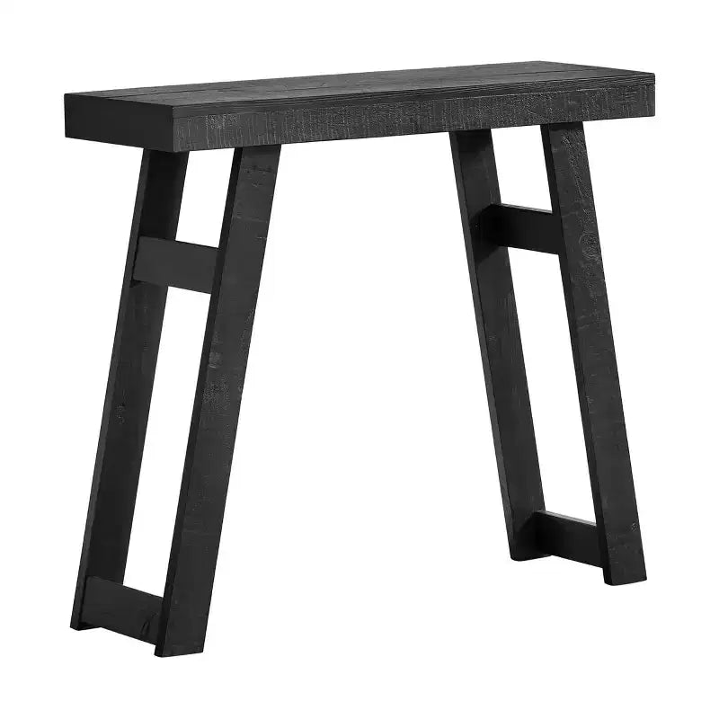 Table Console en Bois Massif Lawas Alaterre Furniture - Table d'entrée de Style Ferme Moderne de 36 Pouces