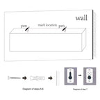 Étagère flottante en érable de 17,7 po, support mural invisible, parfaite pour la décoration de salle de bain/chambre/cuisine ou pour exposer des livres/plantes, facile à installer.