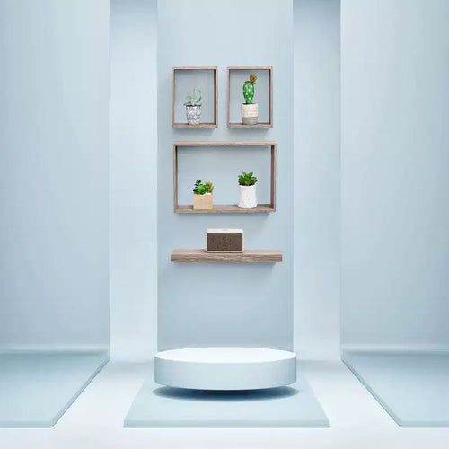 Étagère flottante en érable de 17,7 po, support mural invisible, parfaite pour la décoration de salle de bain/chambre/cuisine ou pour exposer des livres/plantes, facile à installer.