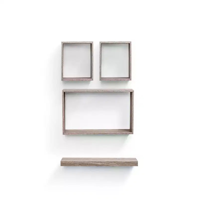 Étagère flottante en érable de 17,7 po, support mural invisible, parfaite pour la décoration de salle de bain/chambre/cuisine ou pour exposer des livres/plantes, facile à installer.