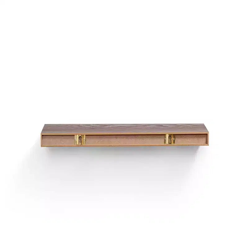 Étagère flottante en érable de 17,7 po, support mural invisible, parfaite pour la décoration de salle de bain/chambre/cuisine ou pour exposer des livres/plantes, facile à installer.