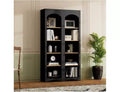 71 TV Farmhouse Cabinet, Wood-Grain Bookshelf with Adjustable Shelves, Multi-Functional Storage for Living Room, Bedroom, Home Office
