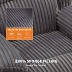 Canapé inclinable, fauteuil releveur inclinable avec chauffage et massage - Siège rembourré moelleux avec soutien dorsal et accoudoirs, conçu pour les personnes âgées et à mobilité réduite.