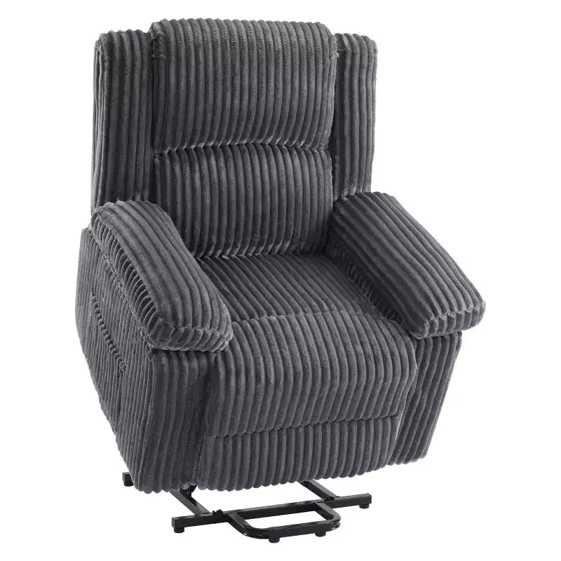 Canapé inclinable, fauteuil releveur inclinable avec chauffage et massage - Siège rembourré moelleux avec soutien dorsal et accoudoirs, conçu pour les personnes âgées et à mobilité réduite.
