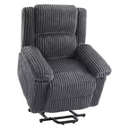 Canapé inclinable, fauteuil releveur inclinable avec chauffage et massage - Siège rembourré moelleux avec soutien dorsal et accoudoirs, conçu pour les personnes âgées et à mobilité réduite.
