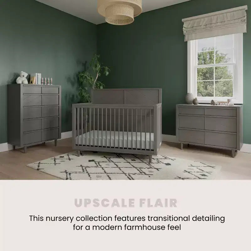 Commode 3 tiroirs Child Craft Surrey Hill pour chambre d'enfant, kit anti-basculement inclus, finition non toxique et sans danger pour bébé