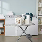 Lot de 2 paniers à linge Basicwise avec poignées – Grands et petits paniers à linge ventilés, bacs empilables légers pour chambre à coucher, salle de bain