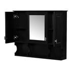CASAINC Armoire de toilette murale 35 x 28 avec étagères ouvertes, meuble de rangement moderne pour salle de bain