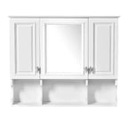 CASAINC Armoire de toilette murale 35 x 28 avec étagères ouvertes, meuble de rangement moderne pour salle de bain