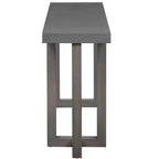 TUYOHW 63 Table console moderne avec plateau en patchwork géométrique, table d'entrée avec pieds en pin massif, table de foyer pour salon, couloir, entrée