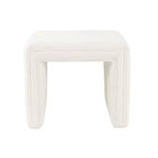 Okak Pouf moderne rectangulaire simple, petit repose-pieds rembourré, tabouret de maquillage pour chambre à coucher, salon