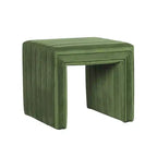 Okak Pouf moderne rectangulaire simple, petit repose-pieds rembourré, tabouret de maquillage pour chambre à coucher, salon