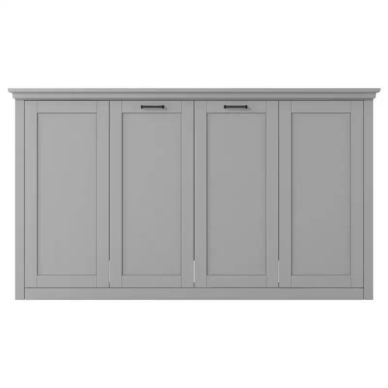 Lit escamotable double Clihome, se replie dans une armoire