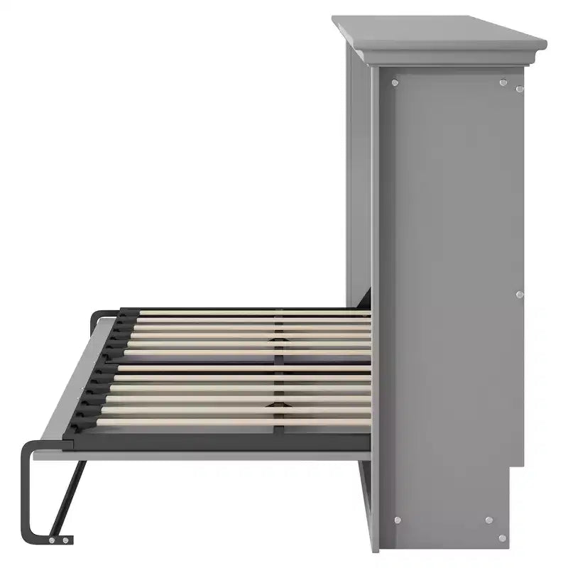 Lit escamotable double Clihome, se replie dans une armoire