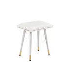 Coiffeuse moderne Whisen, table de maquillage rétractable, ensemble compact avec miroir, tiroirs et meuble de rangement