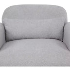 Fauteuil d'appoint moderne TUYOHW avec revêtement en molleton Teddy, fauteuil de salon individuel avec oreiller, pour salon, chambre à coucher, bureau