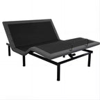 Zero-Gap Adjustable Bed Frame with Wireless Remote & Massage, Easy Assembly, Adjustable Head & Foot, USB Ports
