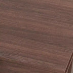 Table basse Acekool avec tiroir et étagère de rangement ouverte, grande table de salon en bois, facile à nettoyer, marron/chêne clair