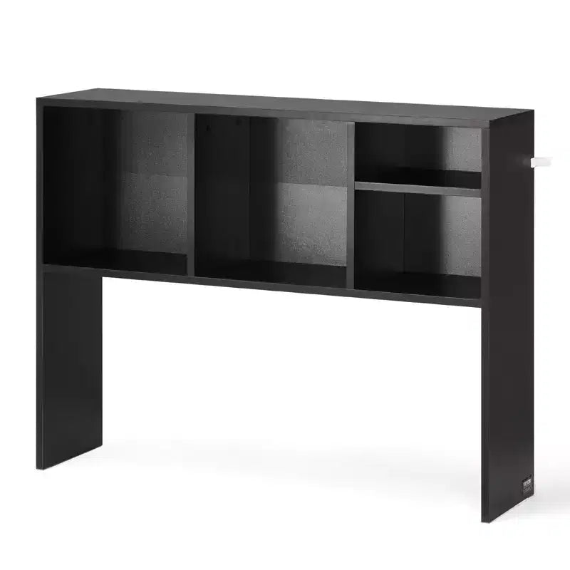 VIYET 29 1-Tier Desktop Bookshelf - Black, Anti-Slip Feet Pads