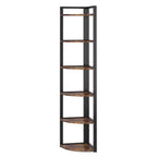 Étagère d'angle à 6 niveaux, petite étagère de rangement d'angle