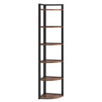 Étagère d'angle à 6 niveaux, petite étagère de rangement d'angle