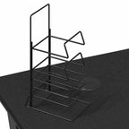vidaXL Bureau de gaming avec pieds en Y, bureau d'ordinateur ergonomique, bureau d'ordinateur de jeu robuste