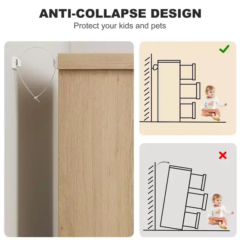 Commode en bois à 7 tiroirs, commode double naturelle avec poignées encastrées, commode de rangement multifonctionnelle pour chambre à coucher, salon et chambre d'enfant.