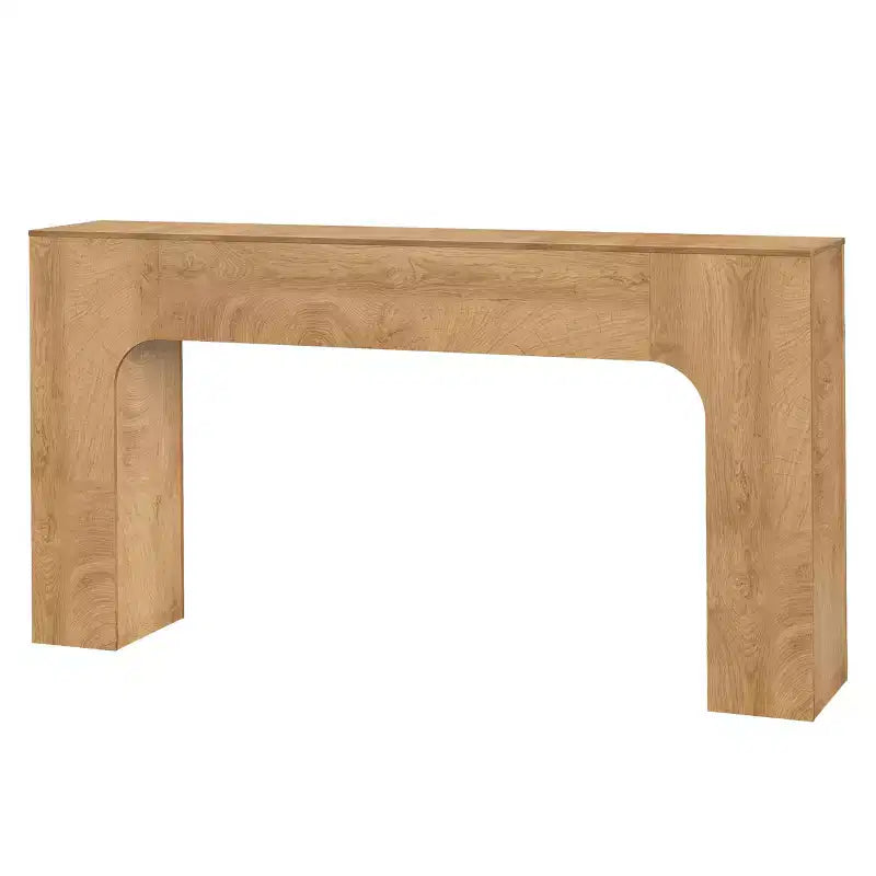 47/63 dans la console de table de ferme, Table d'entrée étroite en bois derrière le canapé, Meuble de couloir rustique mince pour les salons, les foyers et les appartements