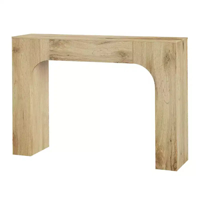 47/63 dans la console de table de ferme, Table d'entrée étroite en bois derrière le canapé, Meuble de couloir rustique mince pour les salons, les foyers et les appartements