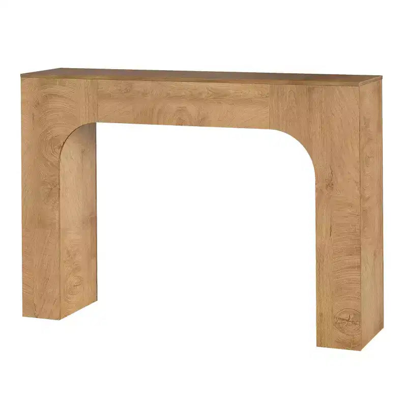 47/63 dans la console de table de ferme, Table d'entrée étroite en bois derrière le canapé, Meuble de couloir rustique mince pour les salons, les foyers et les appartements