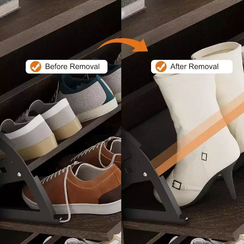 Meuble à chaussures cannelé de 31,5 po avec 2 tiroirs basculants - Organisateur d'entrée étroit avec étagères réglables pour couloir ou chambre à coucher
