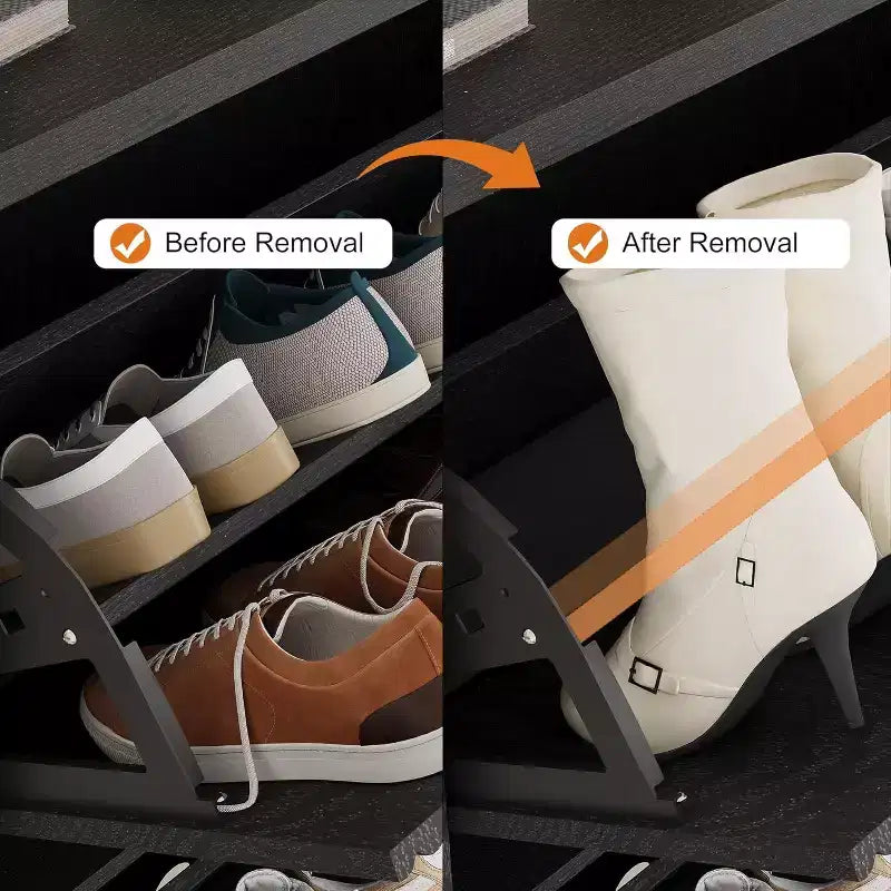 Meuble à chaussures cannelé de 31,5 po avec 2 tiroirs basculants - Organisateur d'entrée étroit avec étagères réglables pour couloir ou chambre à coucher