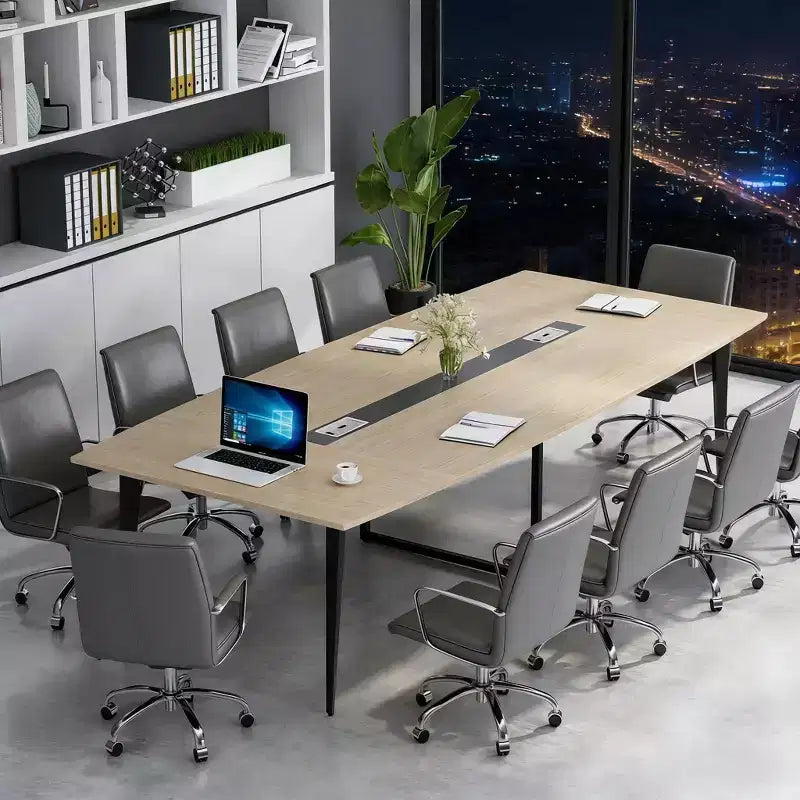 Table de conférence, Table de réunion moderne en forme de bateau