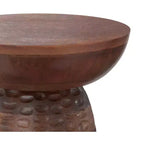 Table d'appoint contemporaine en bois massif de 33 cm de large Willis