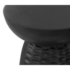 Table d'appoint contemporaine en bois massif de 33 cm de large Willis