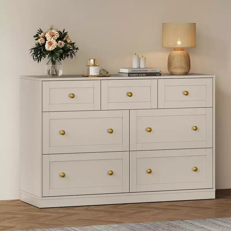 Commode à 7 tiroirs pour chambre à coucher