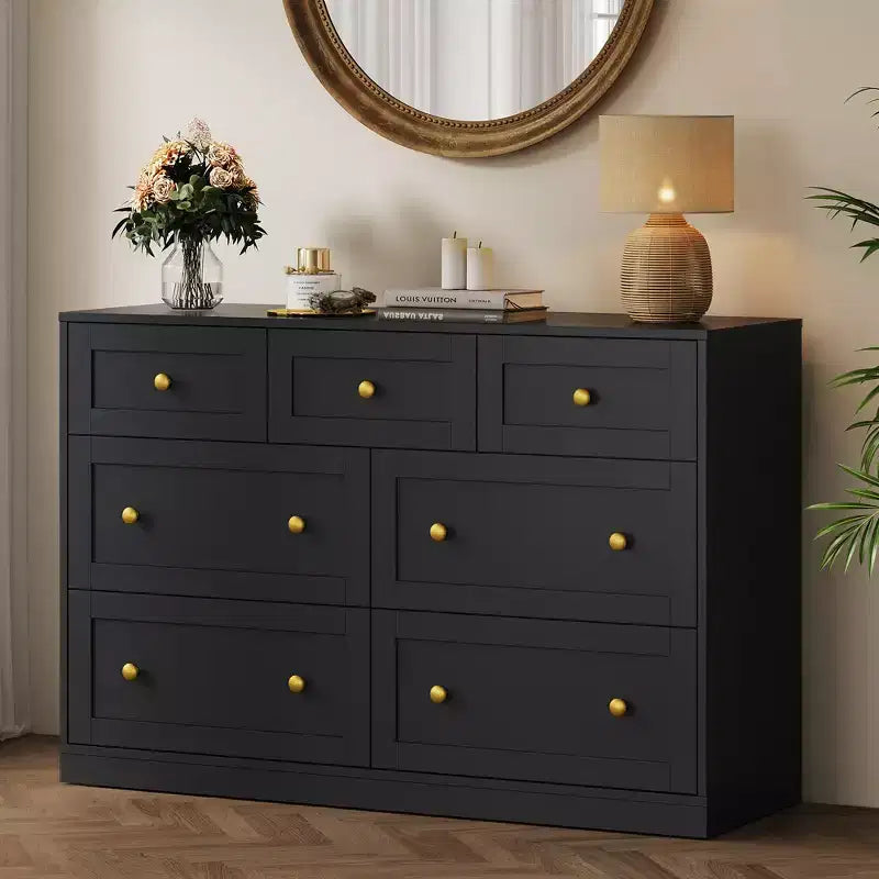 Commode à 7 tiroirs pour chambre à coucher