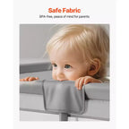 Parc pour bébé VEVOR, très grand parc de 78,7 x 70,3, parc pour bébé intérieur/extérieur, centre d'activités de sécurité sans espace, 50 balles de l'océan, gris