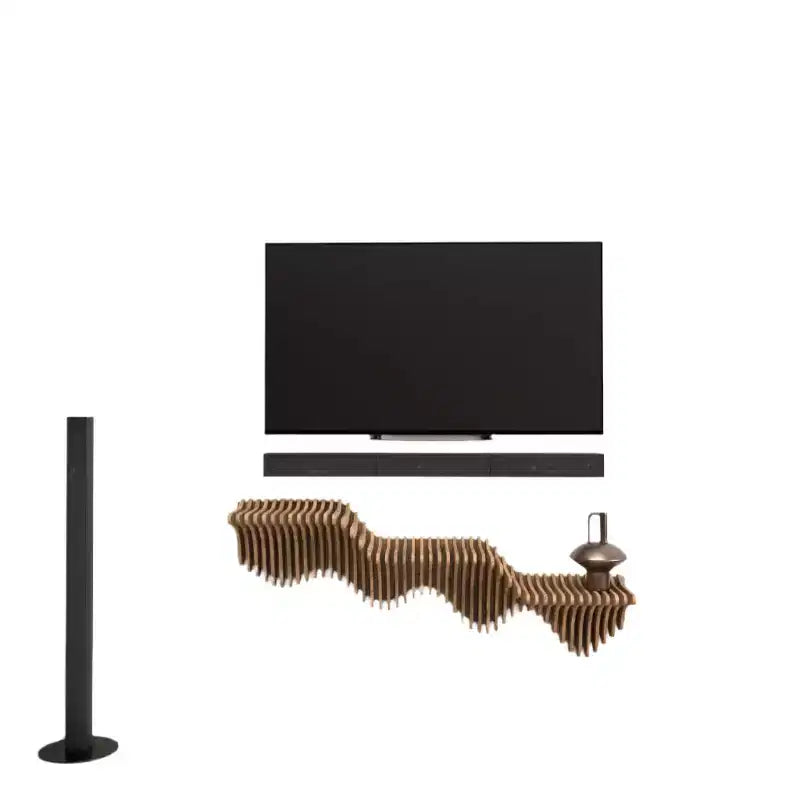 Étagère murale flottante Sierra Home Decor – Étagère de chambre géométrique pour la maison ou le bureau style vague 40 étagères