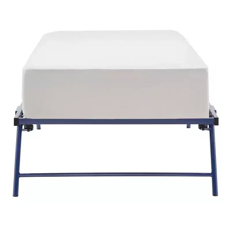 Lit de repos Yorkshire avec lit gigogne relevable – Bleu marine – iNSPIRE Q