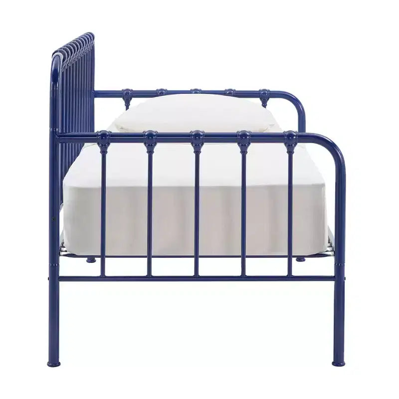 Lit de repos Yorkshire avec lit gigogne relevable – Bleu marine – iNSPIRE Q