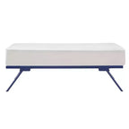 Lit de repos Yorkshire avec lit gigogne relevable – Bleu marine – iNSPIRE Q