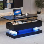 47.2 Inch Large Lift Top Coffee Table Modern Storage Table for Living Room Dining Room Home Office - 47.2 l*19.29 w*17.72 h