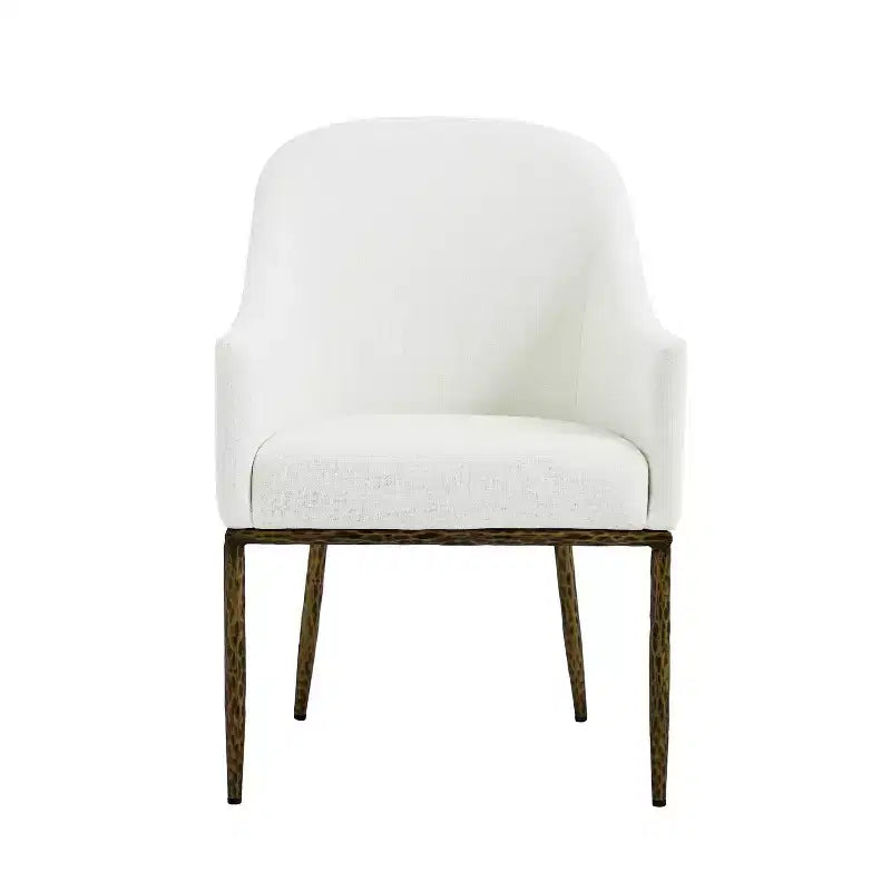 Christopher Knight Home Dorian Ensemble de 5 chaises de salle à manger industrielles rembourrées avec table de salle à manger ronde à pied central