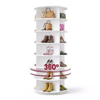 VASAGLE Étagère à chaussures tournante à 7 niveaux, organisateur de chaussures rotatif à 360 degrés autoportant, présentoir de sacs Lazy Susan
